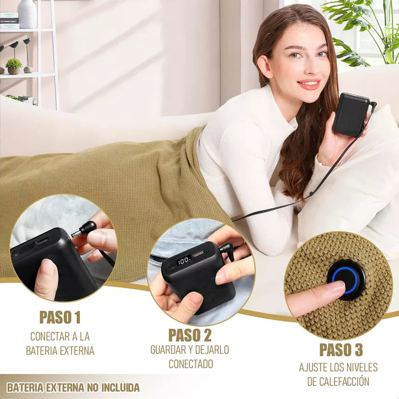 CalorGo USB. Manta Térmica USB, ¡olvídate del frío!