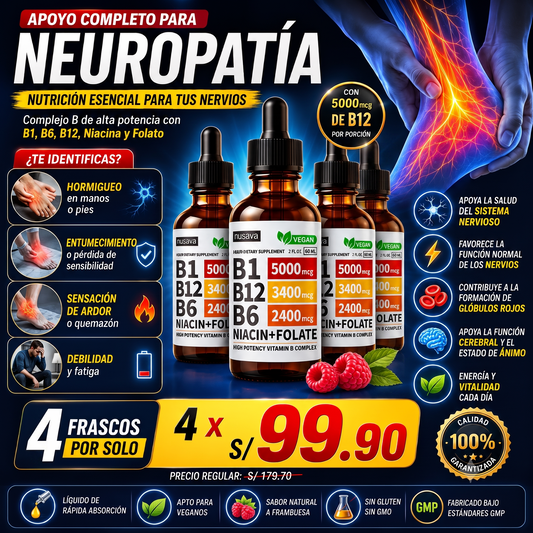 OFERTA SOLO POR HOY 4 X 99.90  | Apoyo Nutricional para el Sistema Neurológico