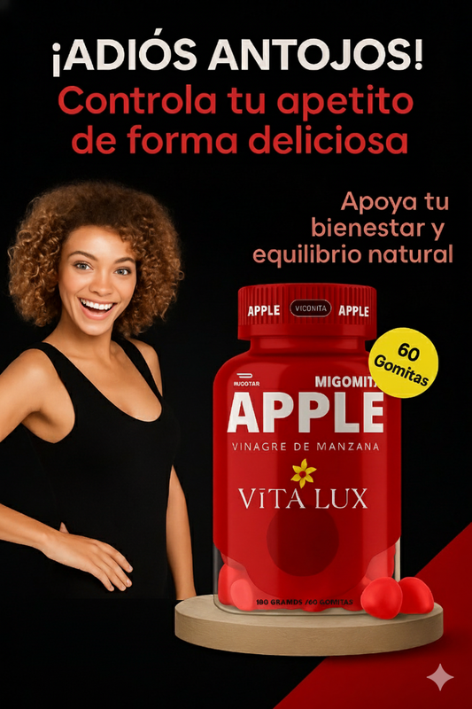 🥇 60 Gomitas de Vinagre de Manzana 🍎 quema grasa, controla antojos y moldea tu figura sin dietas