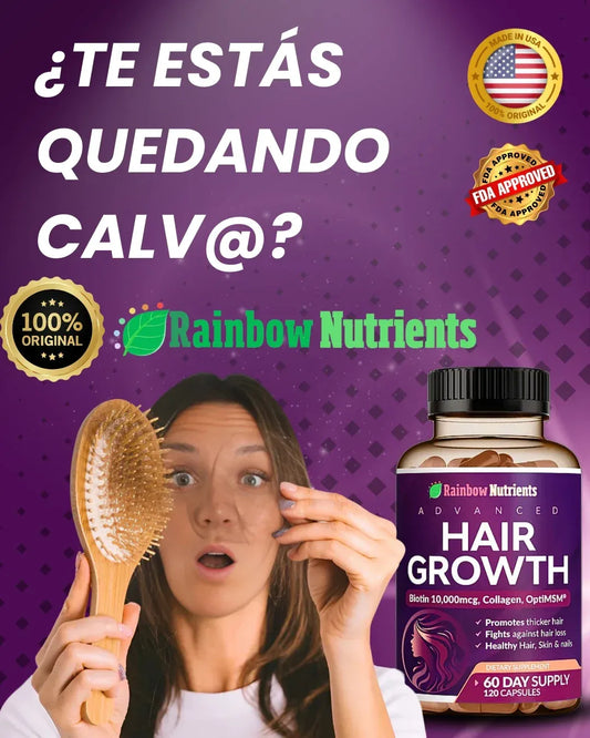 100% ORIGINAL 🧬 HAIR GROWTH ADVANCED - SIN AZUCAR - LOGRA UN CABELLO DE ENSUEÑO