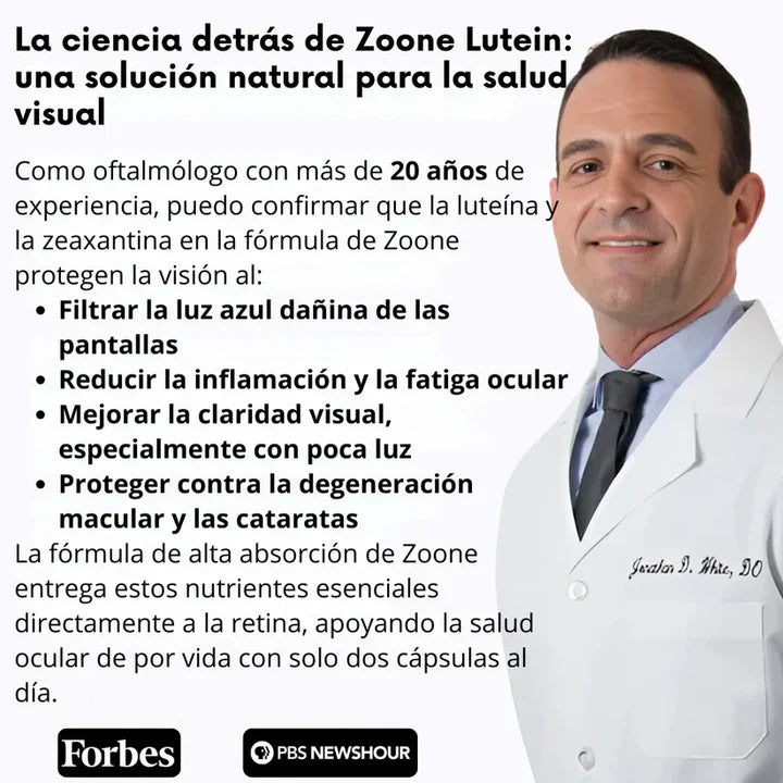 Zooone™ Suplemento de Luteína para los ojos