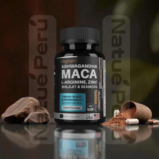 MEGNETA MACA MEN - Potencia Masculina, Energía Imparable y Confianza Total