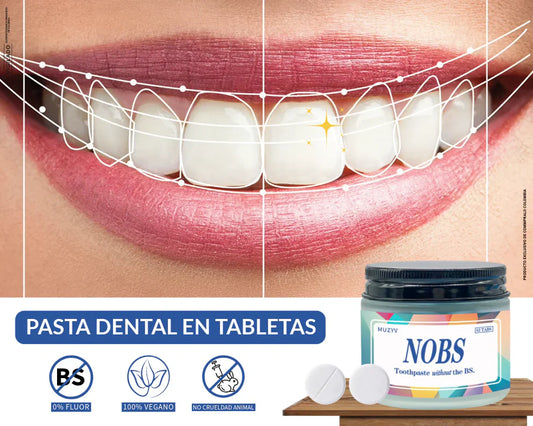 NOBS - PASTA DENTAL EN TABLETAS + ENVÍO GRATIS