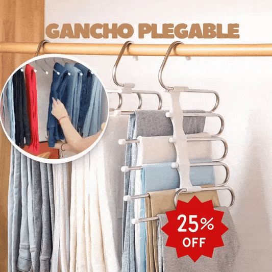 GANCHO PLEGABLE 5 PUESTOS - OFERTA 3 x 1 + ENVÍO GRATIS
