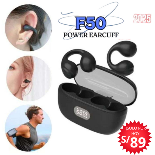 🎧AURICULARES ÓSEOS F50 POWER 2025 CON PANTALLA - RESISTENTES AL AGUA + ENVIO GRATIS!🎁