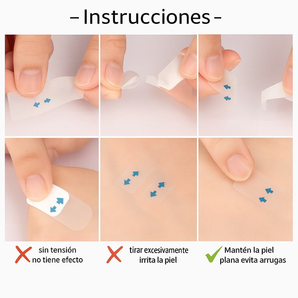 3 x1 FACE LIFTING PATCH™ Parches Invisibles de Estiramiento Facial (120 parches)