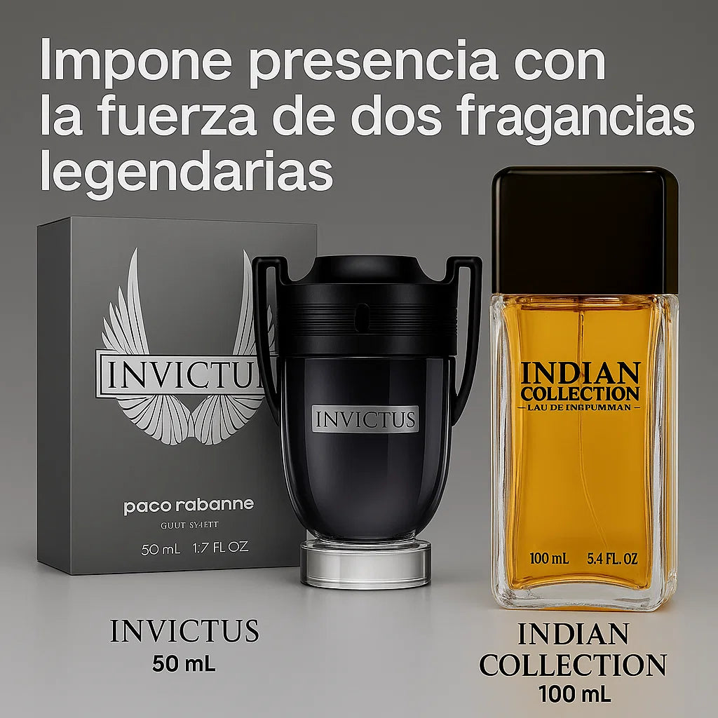 El Pack que Todo Hombre Quiere - Invictus + One Million (Misma fragancia diferente empaque)