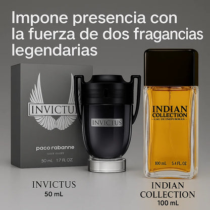El Pack que Todo Hombre Quiere - Invictus + One Million (Misma fragancia diferente empaque)