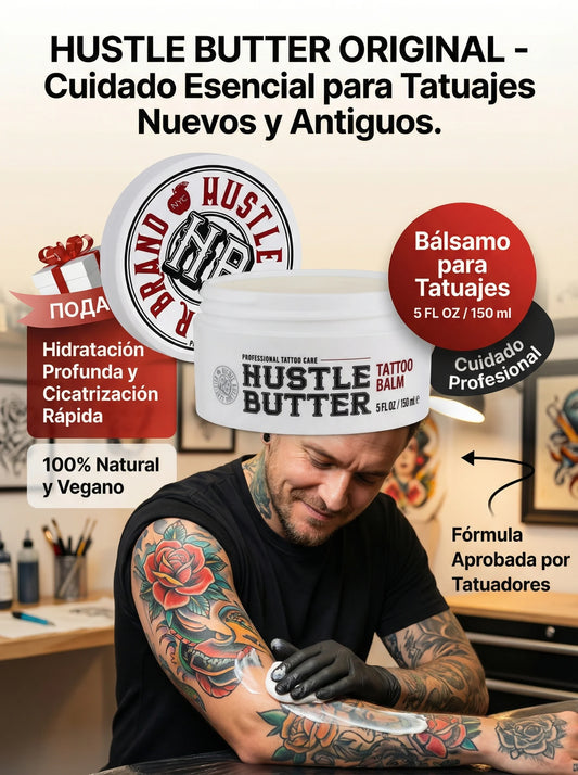 Hustle Butter Original - Cuidado Esencial para Tatuajes