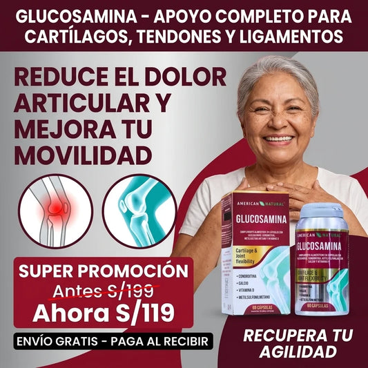 Glucosamina – Reduce el Dolor Articular y Mejora tu Movilidad,