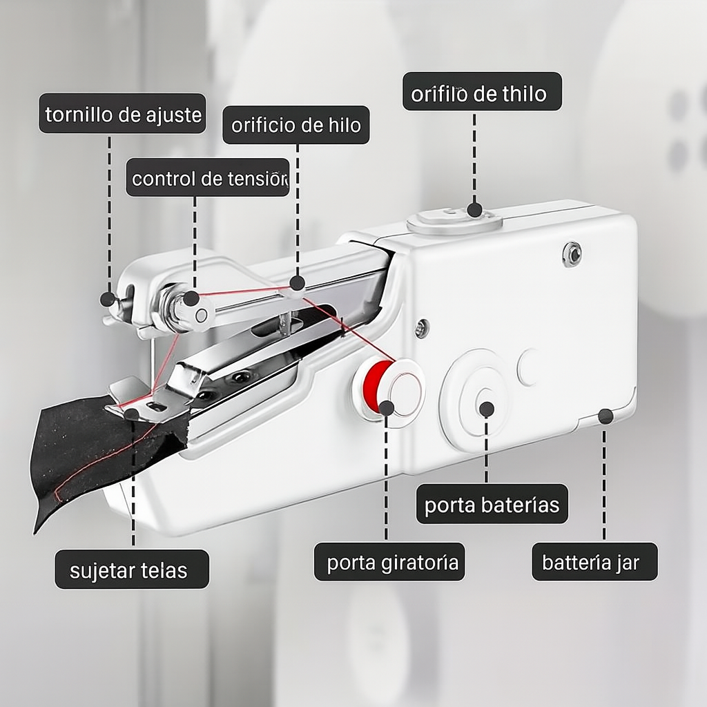 🔥Promoción de último día 50% de descuento🔥 Máquina de coser eléctrica portátil