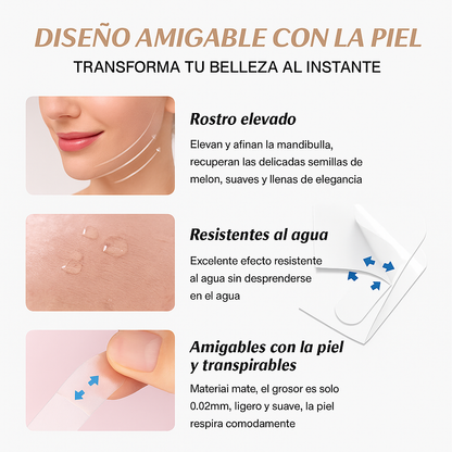 3 x1 FACE LIFTING PATCH™ Parches Invisibles de Estiramiento Facial (120 parches)