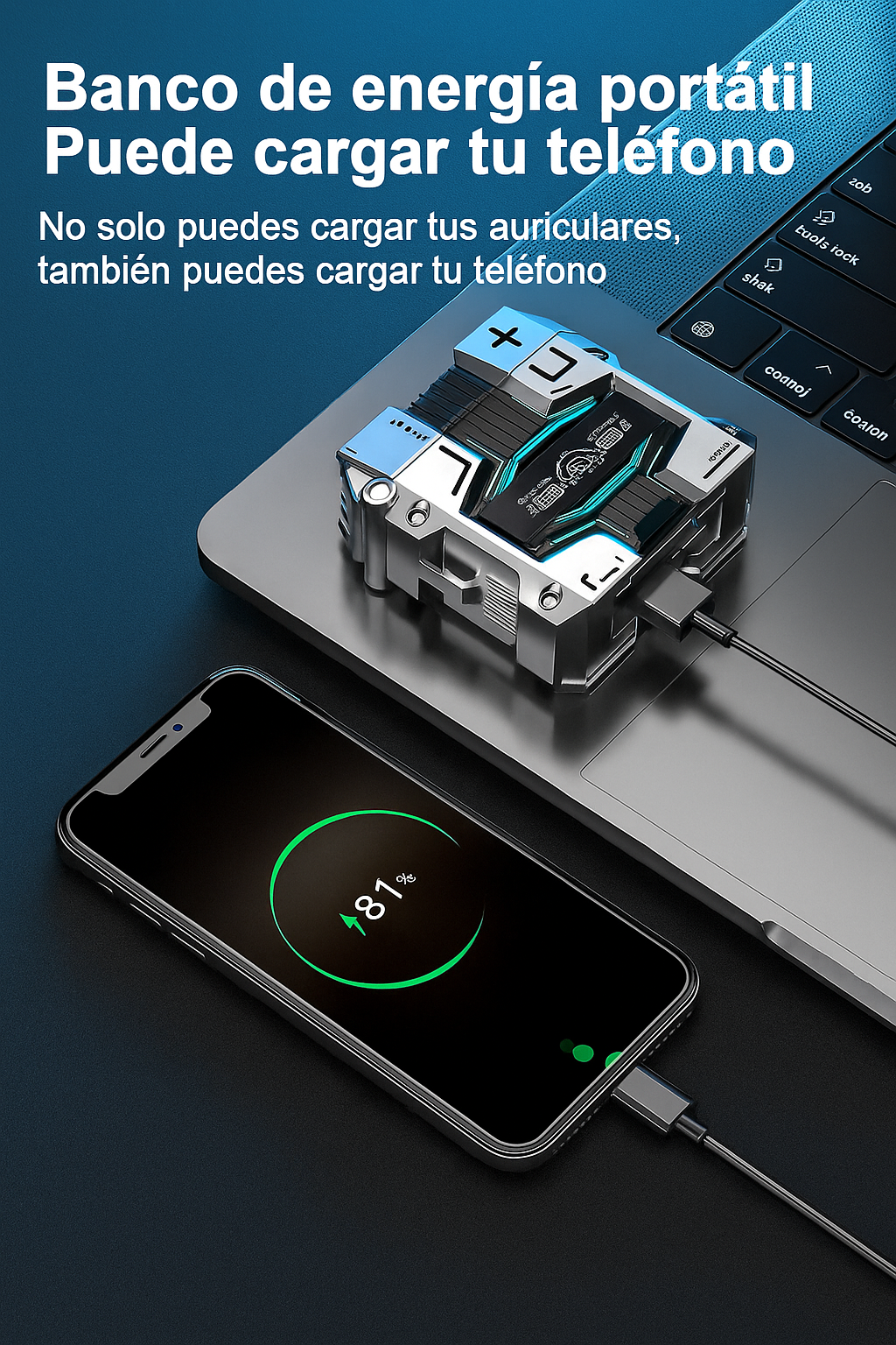 Auriculares inalámbricos M25 Potencia sin límites - Bluetooth, resistencia al agua y control táctil