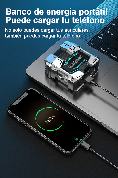 Auriculares inalámbricos M25 Potencia sin límites - Bluetooth, resistencia al agua y control táctil