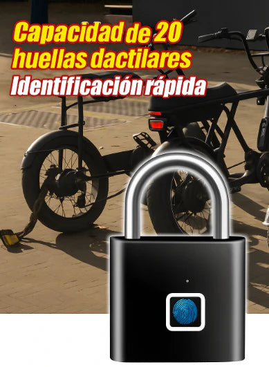 Candado Biométrico Inteligente – Seguridad en 0.5 segundos con tu huella