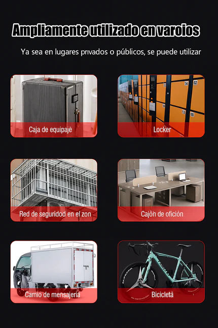 Candado Biométrico Inteligente – Seguridad en 0.5 segundos con tu huella