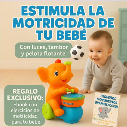 Boomy® ELEFANTITO CON TECNOLOGÍA DE PELOTA FLOTANTE